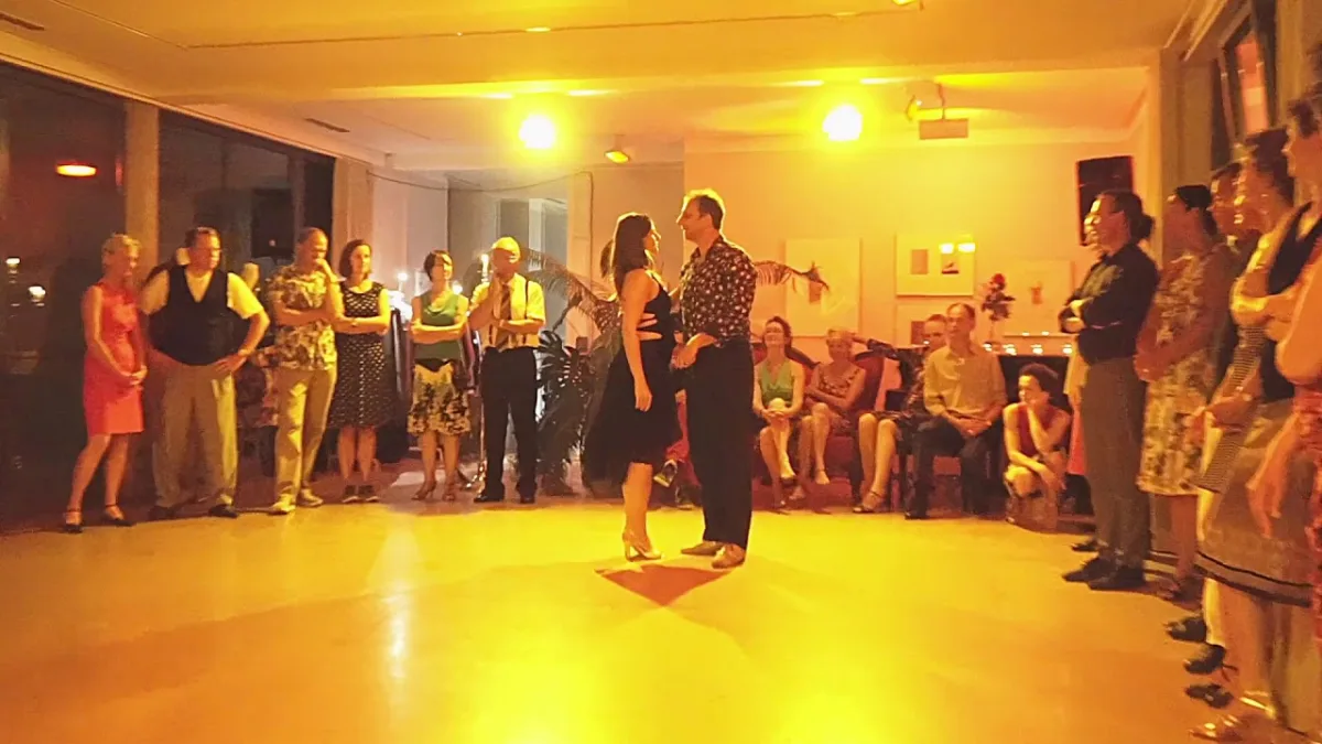 Susanne und Rafael mit der milonga “Milonga para As Missoes” von Renato Borghetti Mai 2018