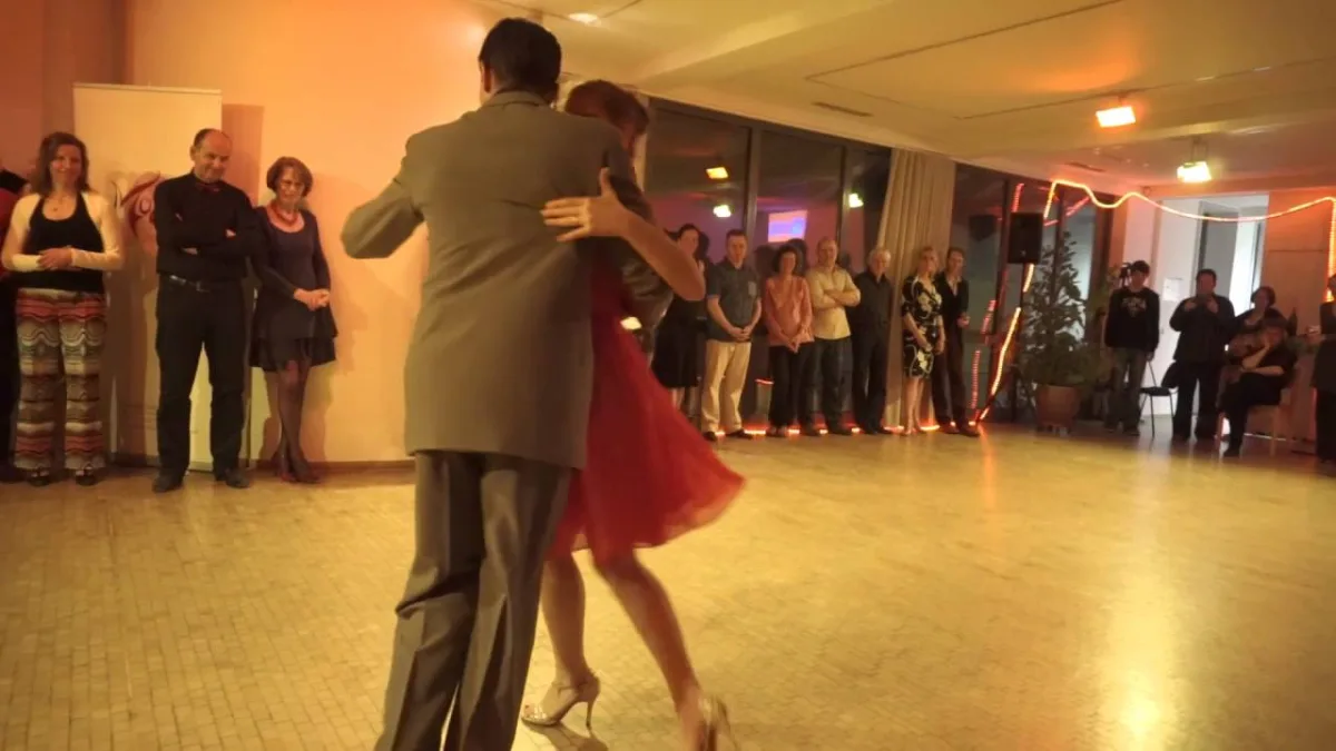 Show Diana del Valle und Juan Camerlingo performen milonga para una armonica “Tango am Meer” April 2016